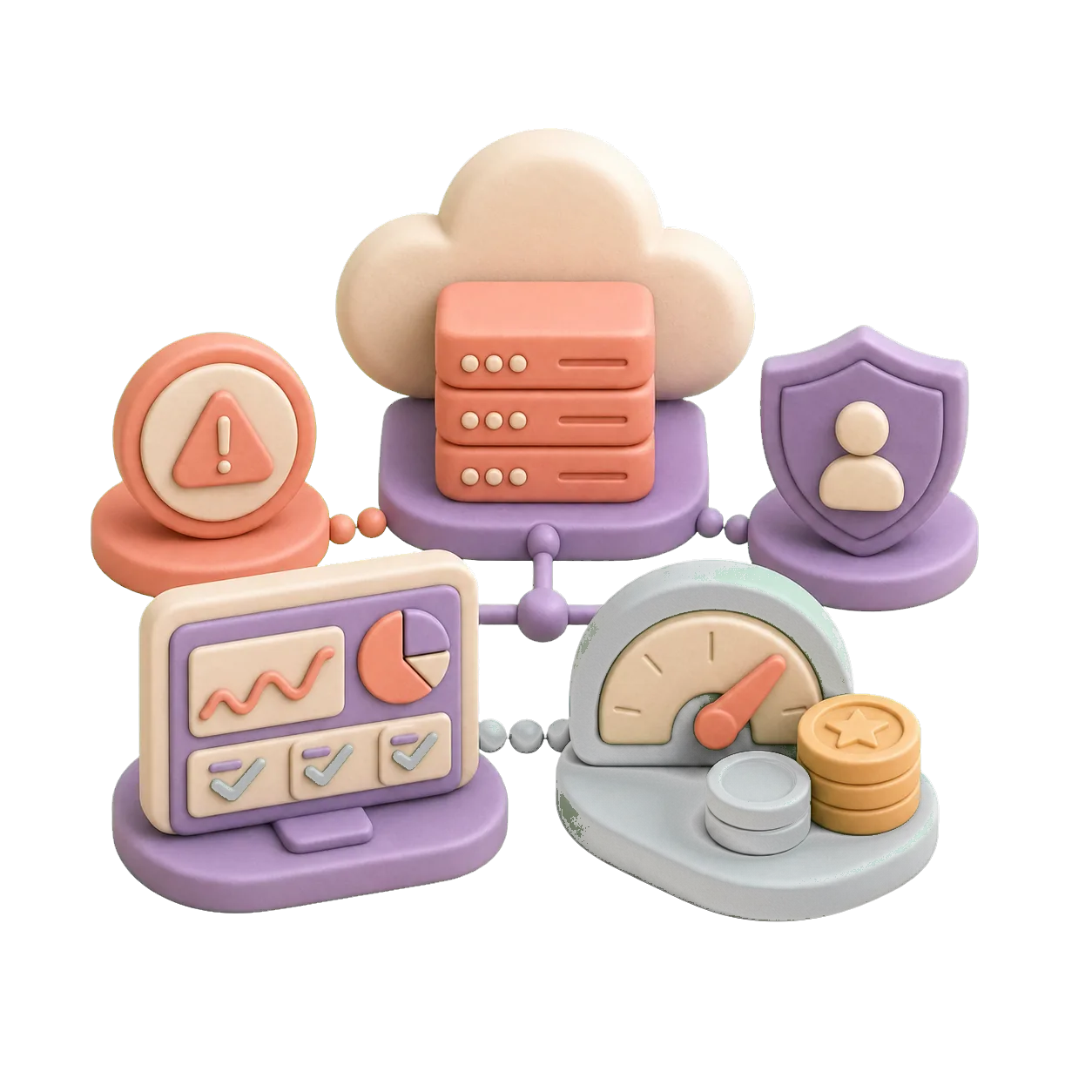 3D cloud estate assessment and observability scene