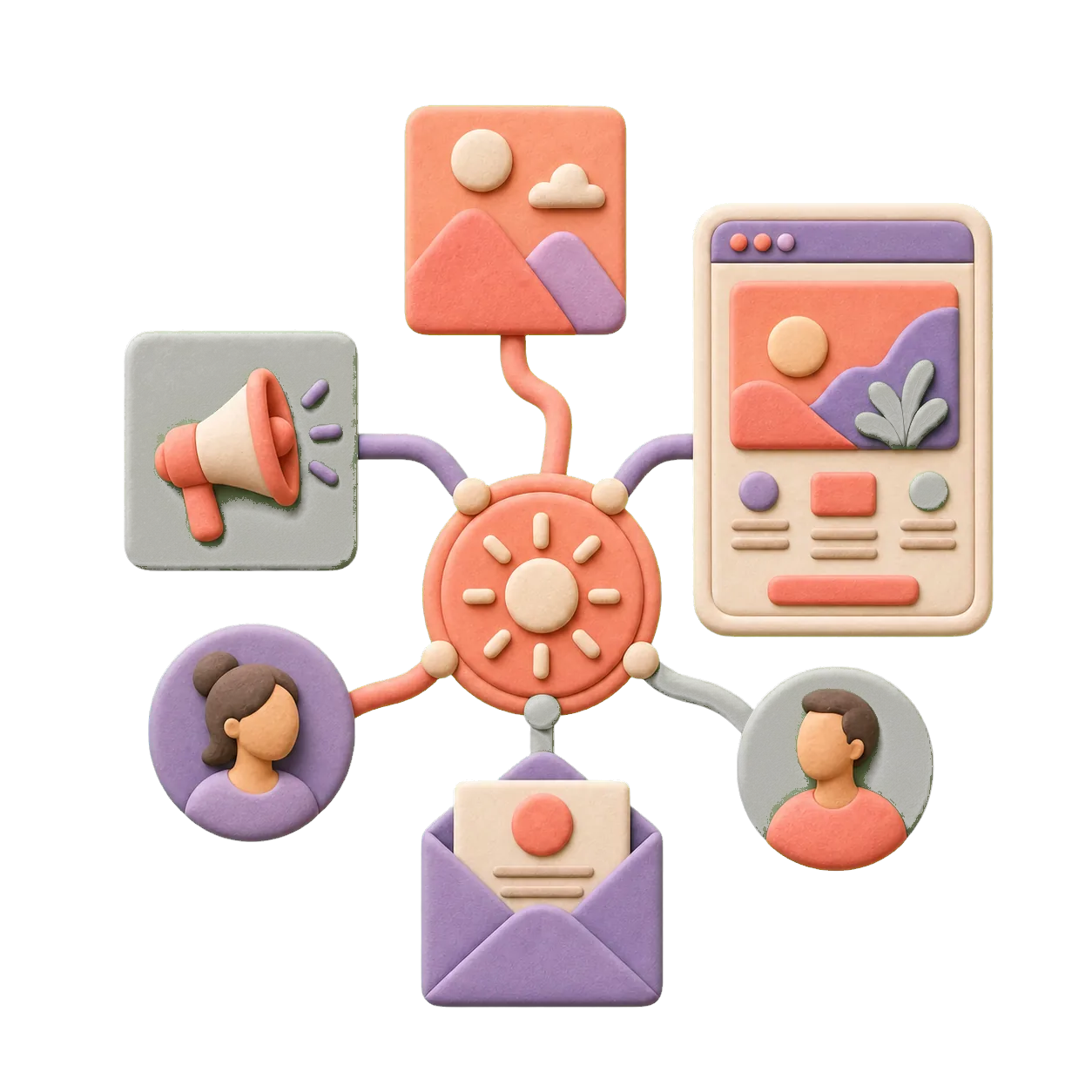 3D coordinated campaign activation scene